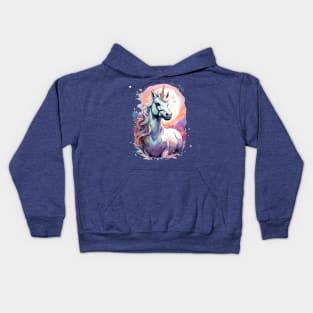 Unicorn illustration art Lover Birthday Gift Kids Hoodie